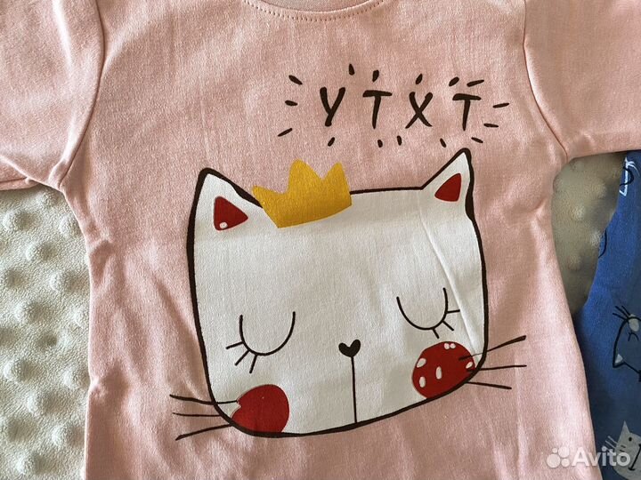 Новая детская пижама для девочки 86