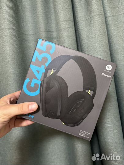 Игровые наушники logitech g435 черные новые