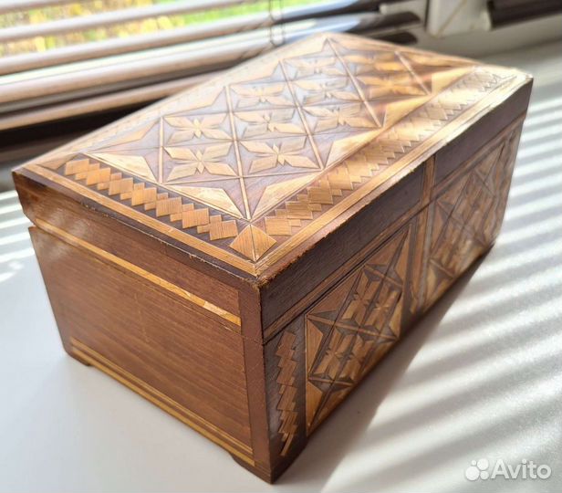 Шкатулка деревянная СССР