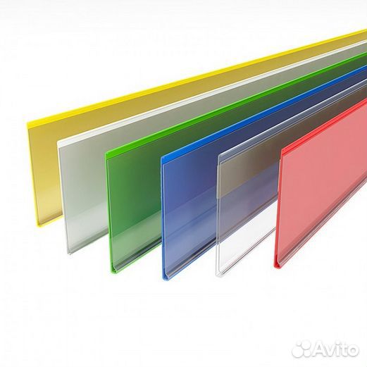 Ценникодержатель полочный самоклеющийся DBR39 дли