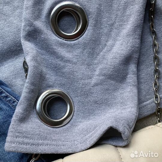 Укороченный женский свитшот