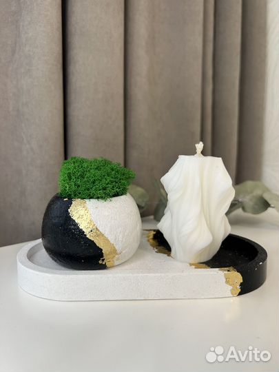 Декор для дома, статуэтка, свечи