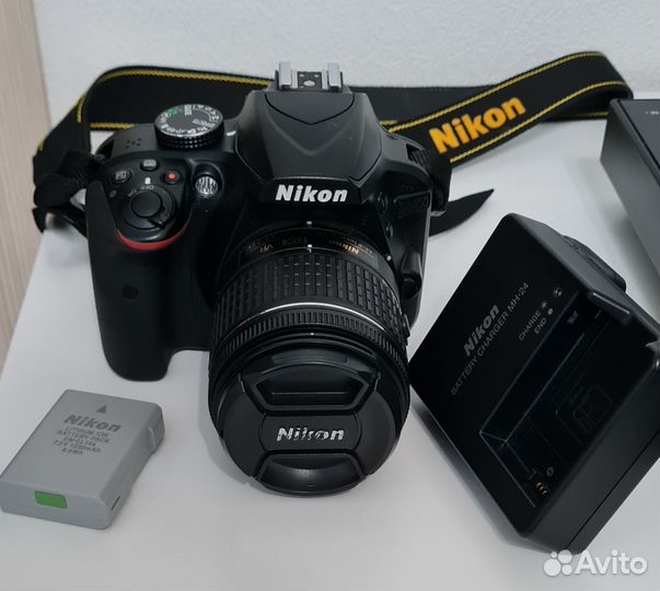 Фотоаппарат Nikon D3400, AF-P 18-55 mm