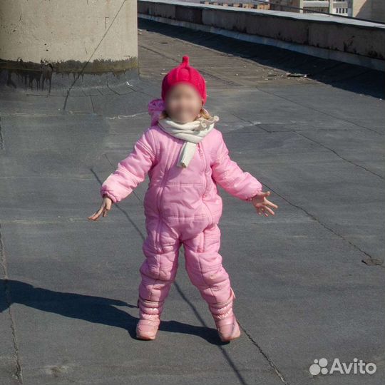 Комбинезон осенний для девочки 2-3 г