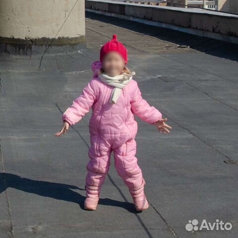 Комбинезон осенний для девочки 2-3 г