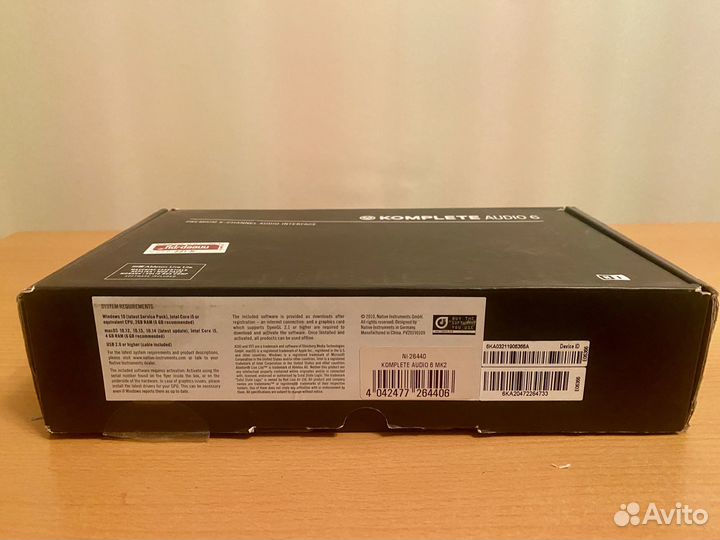 Звуковая карта Komplete audio 6 MK 2