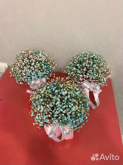 Гипсофила композиция подарок дивые цветы