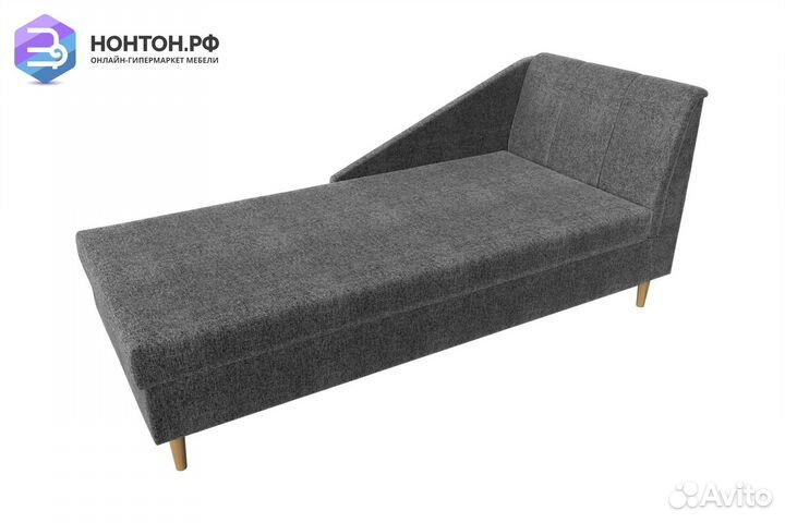 Кушетка Астер рогожка серая