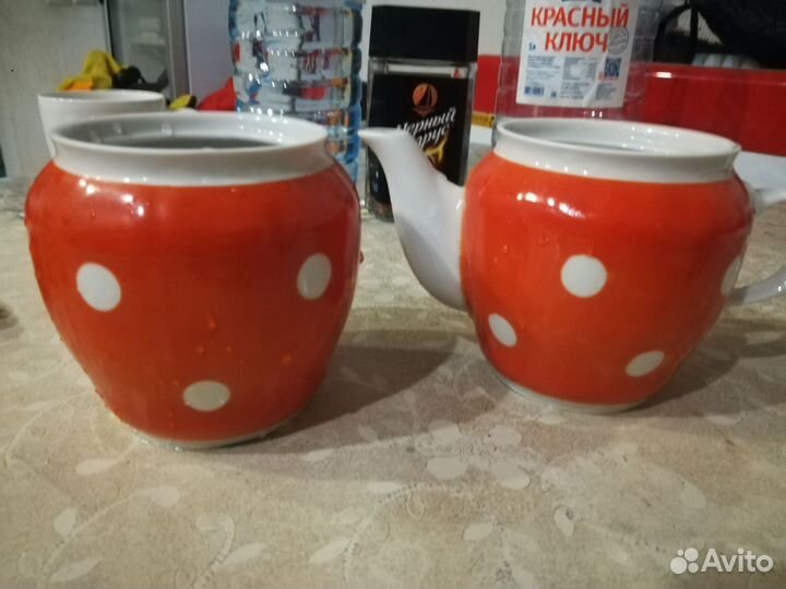 Заварочный чайник парник и сахарница