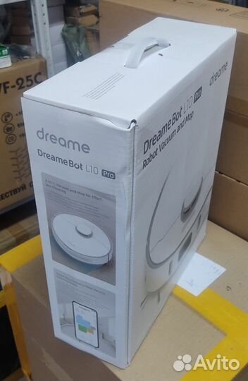 Робот-пылесос Dreame L10 Pro белый/черный новый