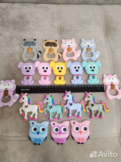 Грызунки-прорезыватели из пищевого силикона