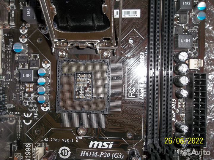 MSI H61M-P20 (G3) socket 1155
