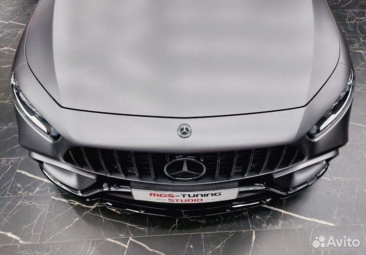 Обвес стиль AMG GT 63s + спойлер Mercedes CLS C257