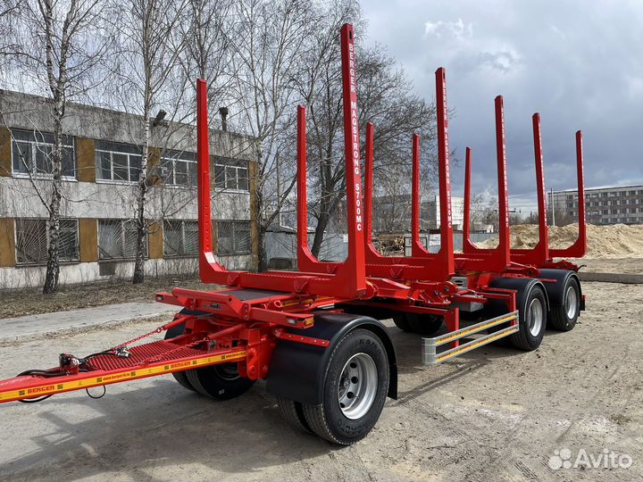 Прицеп лесовоз (сортиментовоз) Berger 8853-0000030-02, 2023