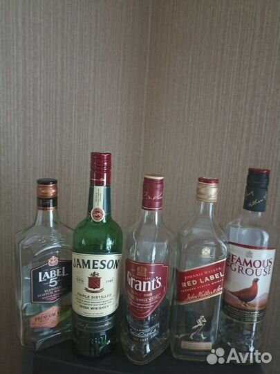 Бутылка стеклянная