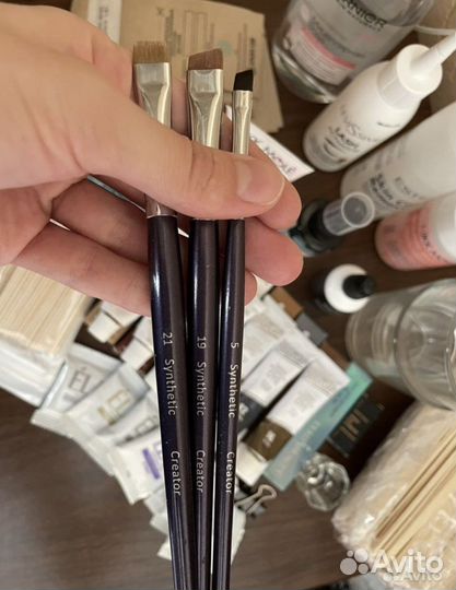 Материалы для бровей