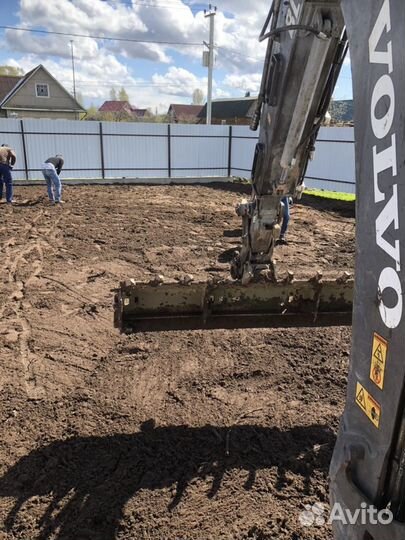 Экскаватор,Раскорчевка,снос,земляные работы
