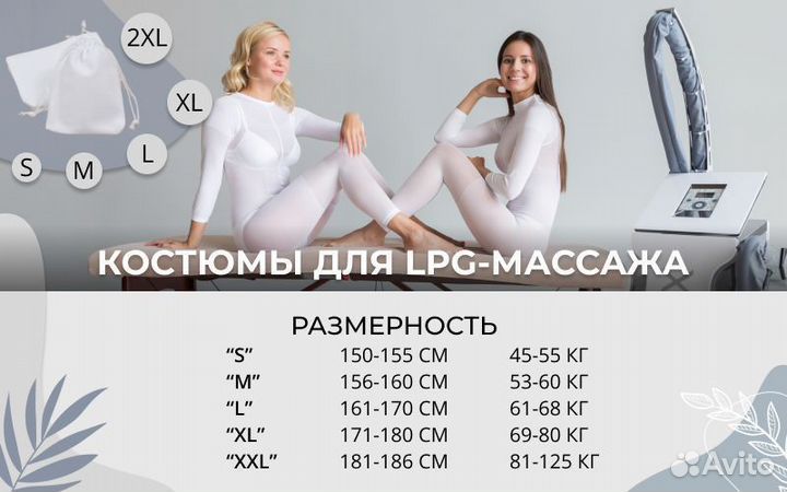 Костюм для массажа LPG