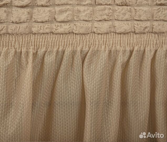 Чехол на диван трехместный с подлокотниками, Какао