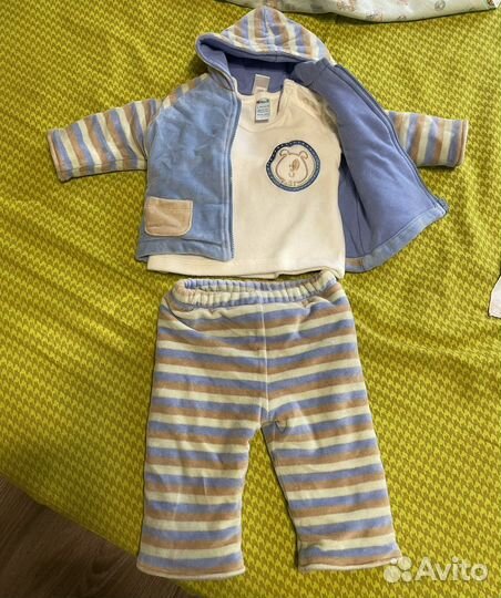 Костюм детский (тройка) демисезонный р. 56-62
