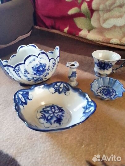 Посуда гжель