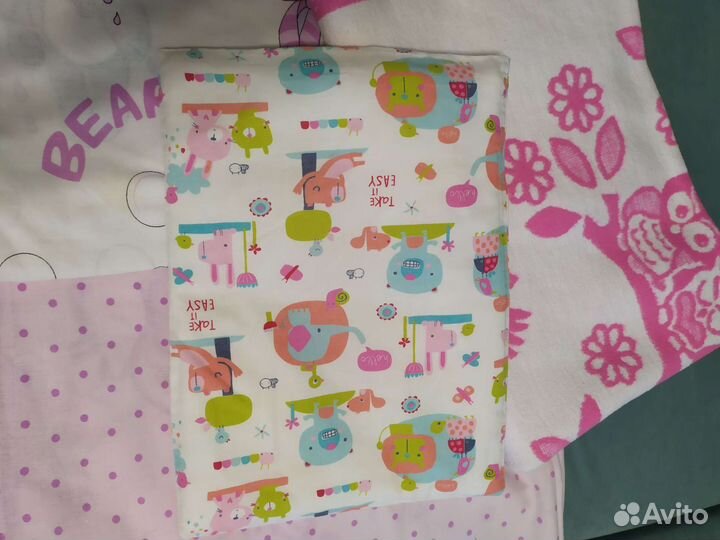 Постельное 120*80 + одеяло + подушка+ наматрасник