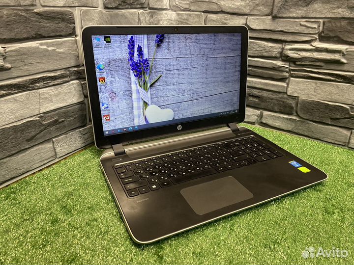 Мощный ноутбук HP i5-4210U+SSD/240+8GB/2видеокарты