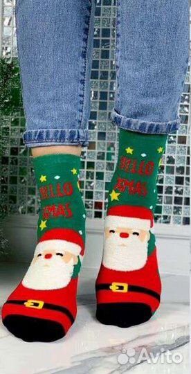 Носки Amigobs новые с новогодним принтом р-р 36-41
