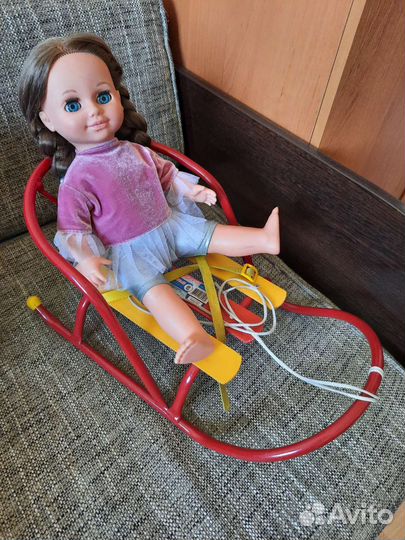 Санки для кукол, игрушки детские