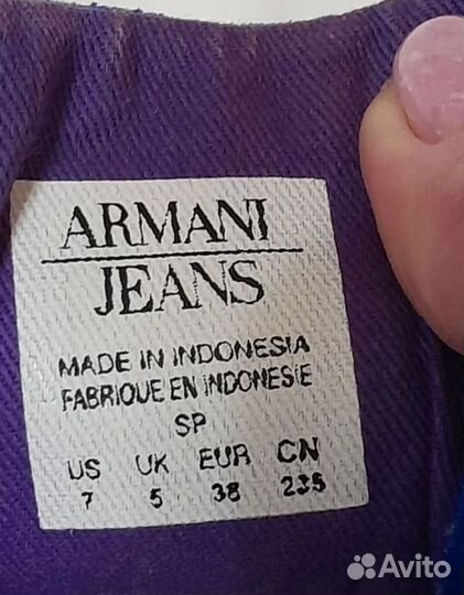 Кроссовки armani jeans 38 Ориг