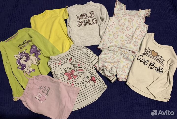 Пакет вещей на девочку 98 104