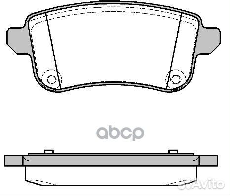 Колодки задние Renault/RH/ 2138710 Road house