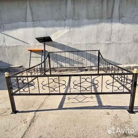 Готовая оградка,стол, лавка на могилу
