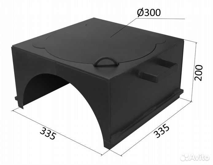 Подставка под казан 4мм