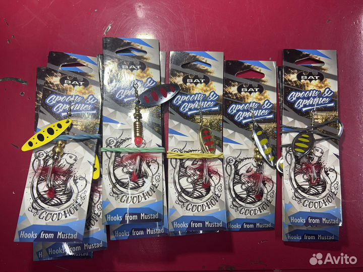 Блесна, воблер, вертушка в ассортименте новые