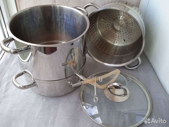 Соковарка пароварка мантоварка сталь нержавейка 8л