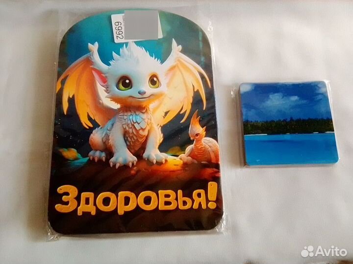 Посуда бамбук.,Набор Дракон, Подставки под стаканы