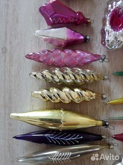 Ёлочные игрушки, сосульки