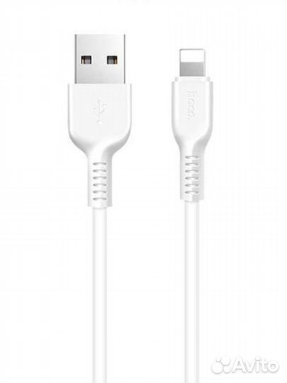Кабель USB Lightning 2.4A hoco Premium X20, 2м, б