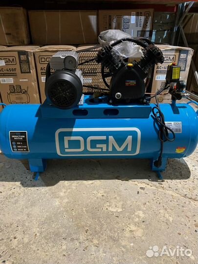 Компрессор воздушный ременной 100л