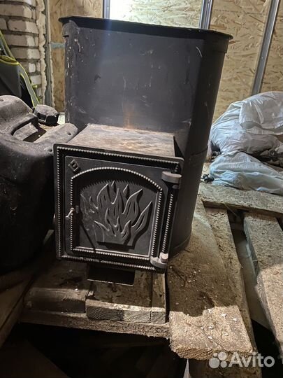 Печь банная с баком