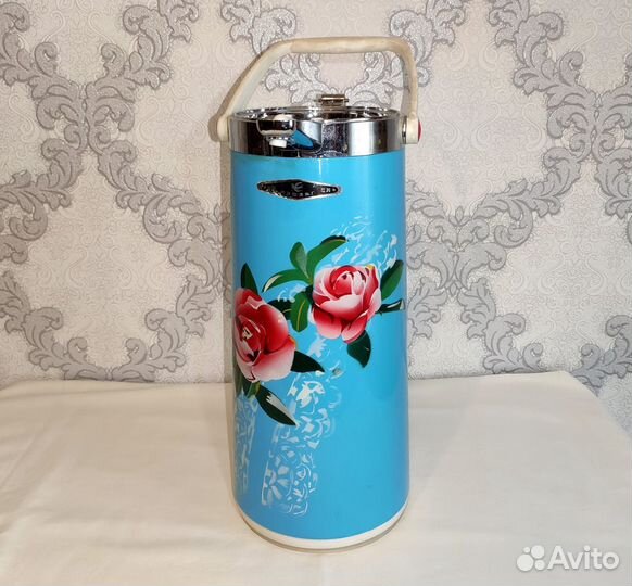 Термос с помпой без верхней крышки