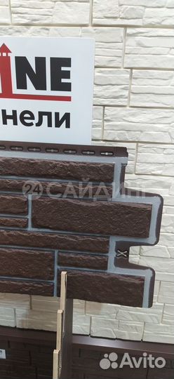 Фасадные панели Grand Line Камелот design Шоколадн
