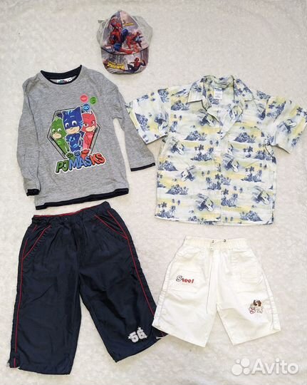 Огромный пакет вещей на мальчика