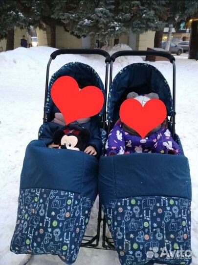 Санки для двойни