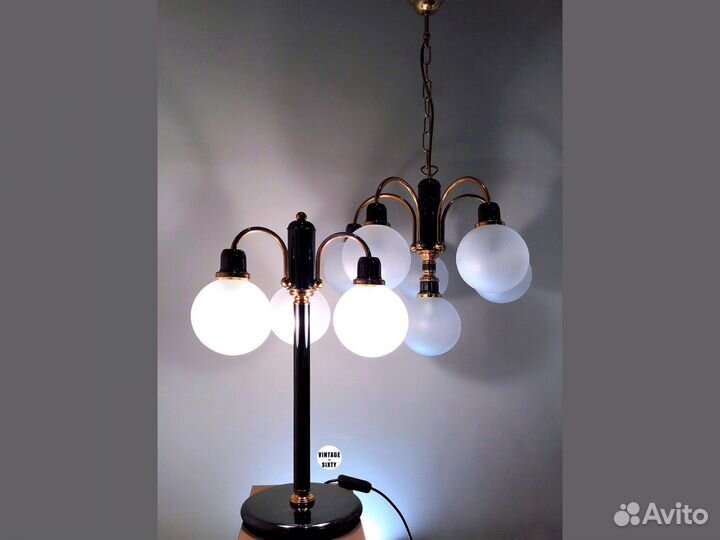 Люстра и Светильник настольный Orion, Австрия 80-е