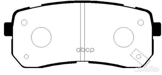Ckkk-38 Колодки тормозные дисковые зад