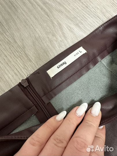 Кожаная юбка