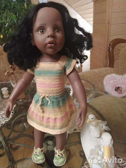 Платье и обувь для куклы Готц