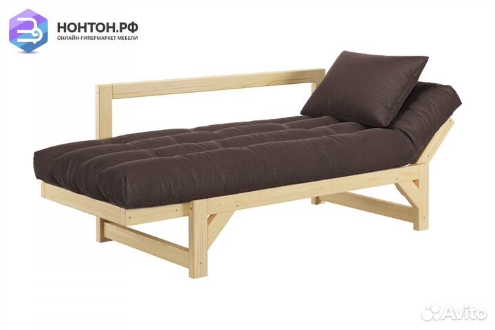 Диван кушетка Амбер коричневый